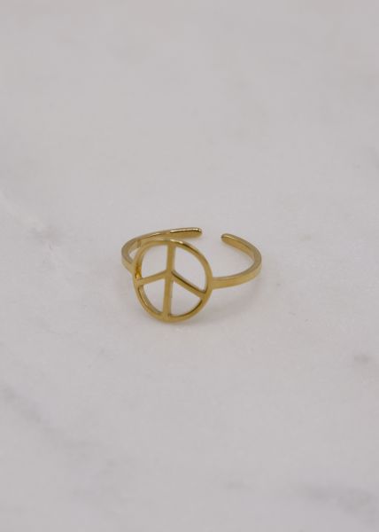 Peace-Ring, gold