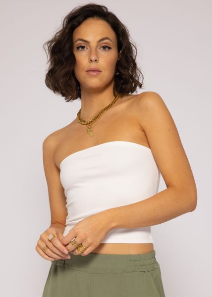 Bandeau Top, offwhite