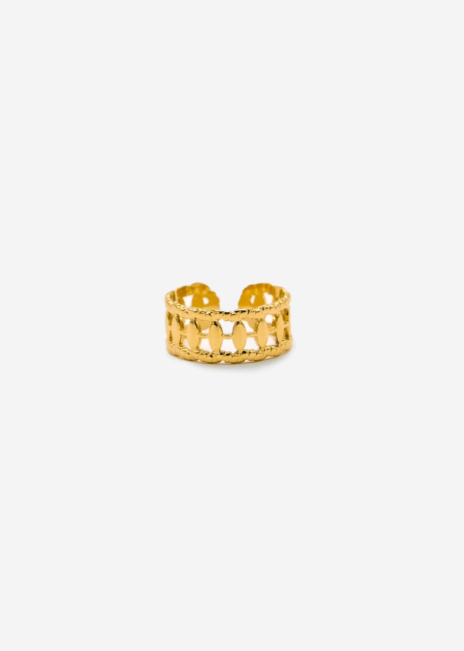 Ring mit Ornamenten - gold