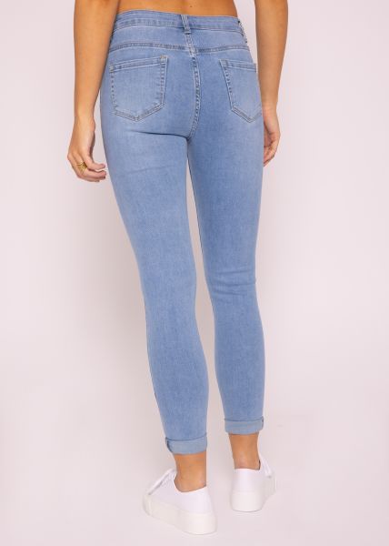 Stretchy Skinny Jeans, hellblau
