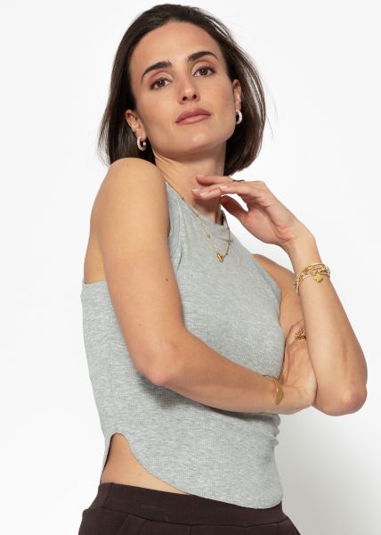 Jersey Top - grau