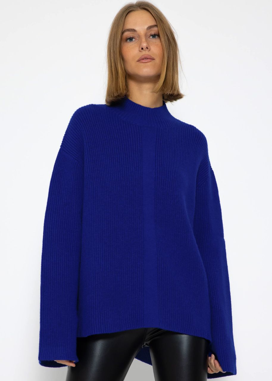 Turtleneck Pullover - royalblau