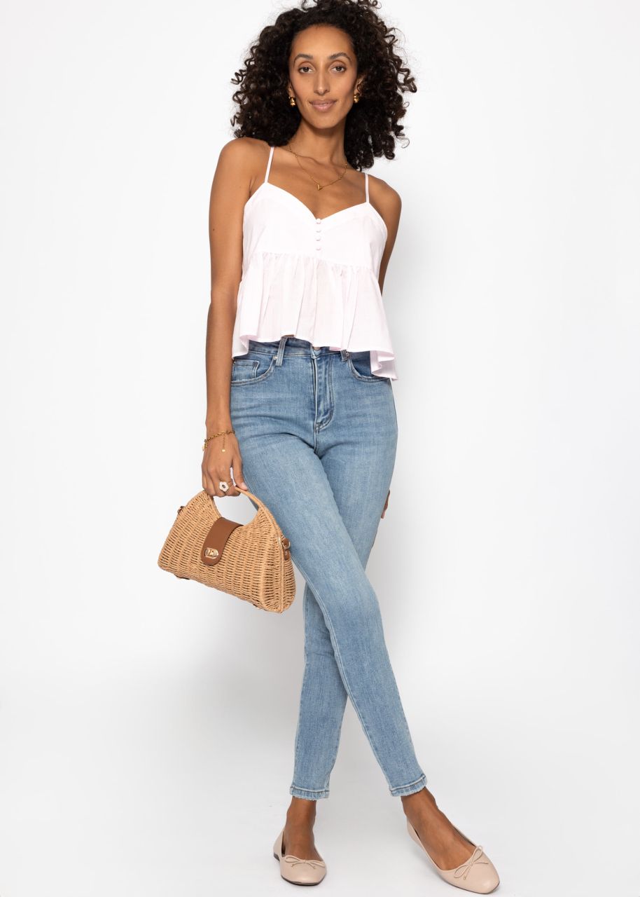 Highwaist Skinny Jeans - hellblau