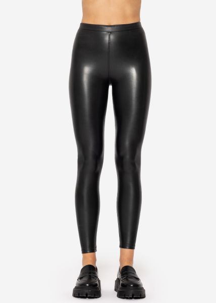 Thermo Leggings, schwarz