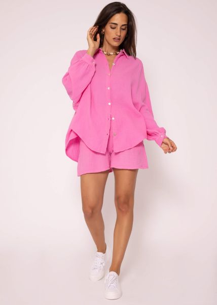 Musselin Shorts, pink