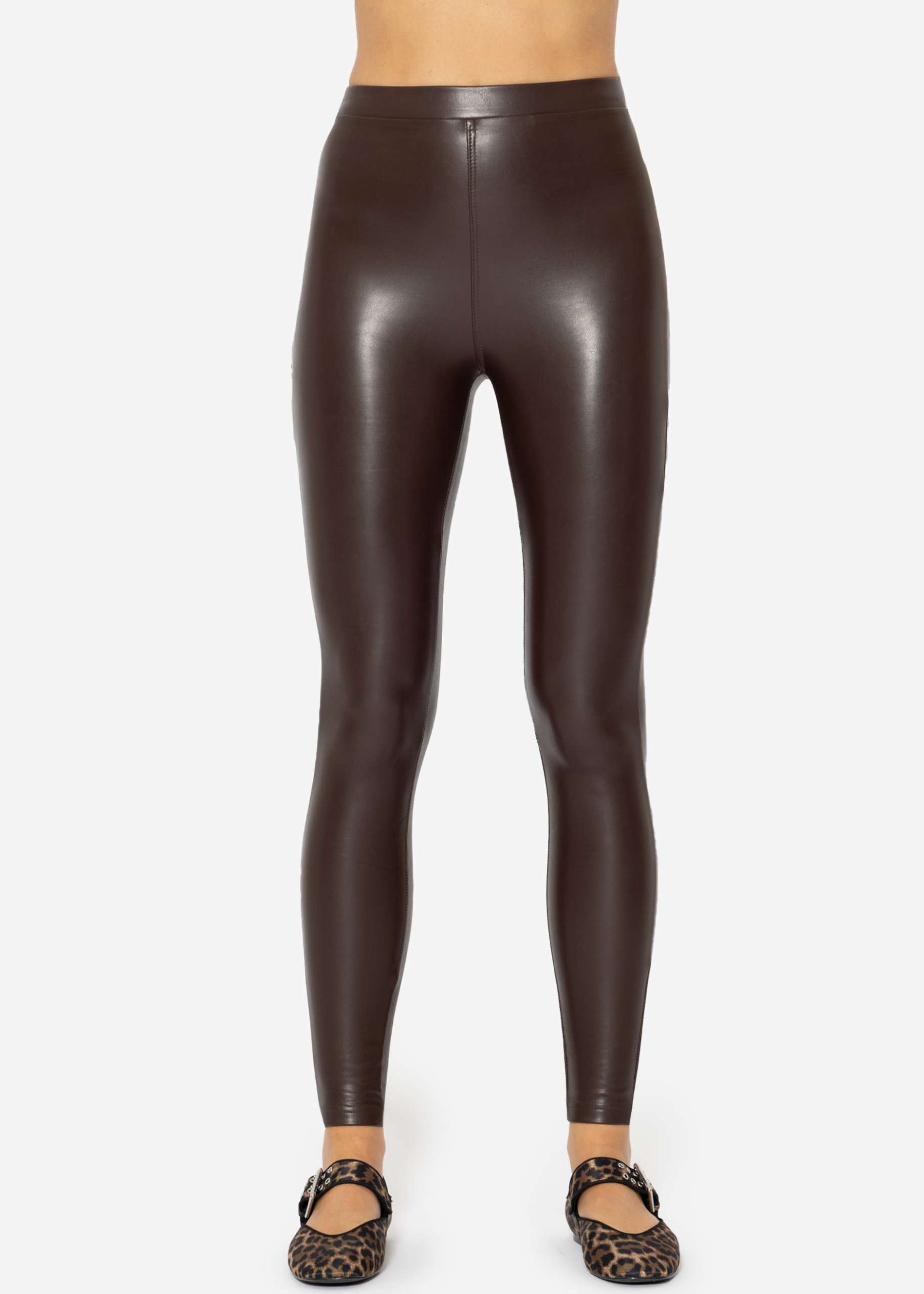 Thermo Leggings, dunkelbraun