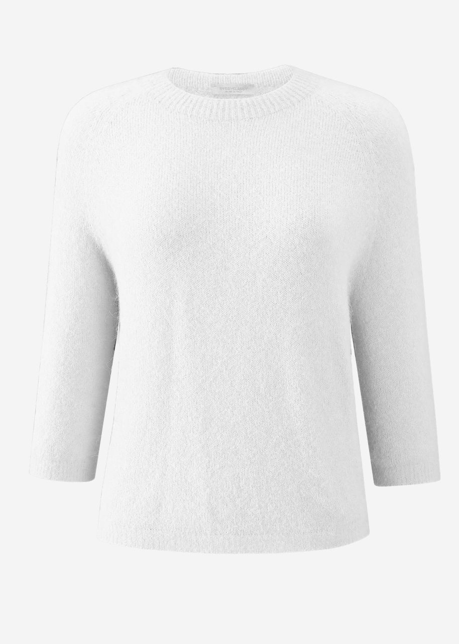 Strickoberteil - offwhite