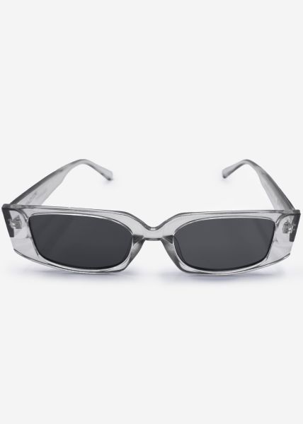 Transparente Sonnenbrille - grau