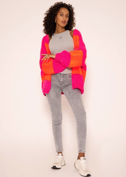 Tank Top mit Stickerei - grau