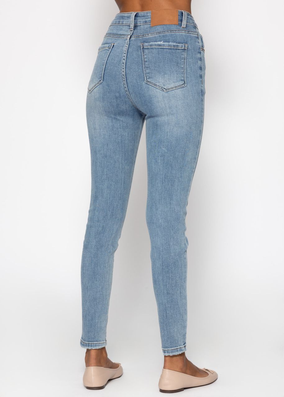 Highwaist Skinny Jeans - hellblau