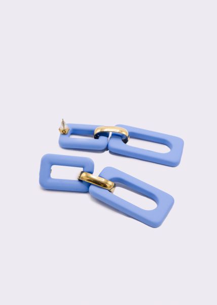 Ohrstecker, blau