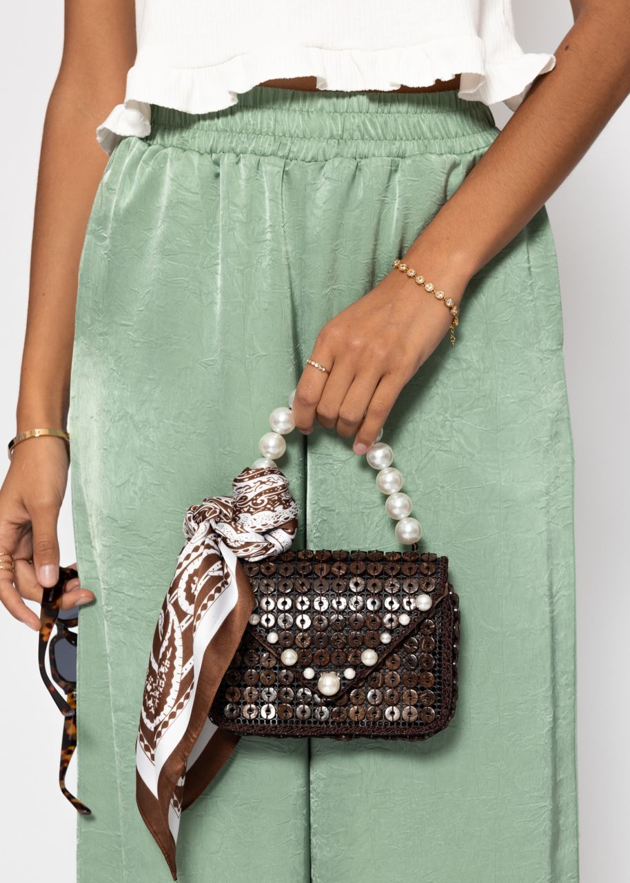 Halstuch mit Paisley-Print - dunkelbraun