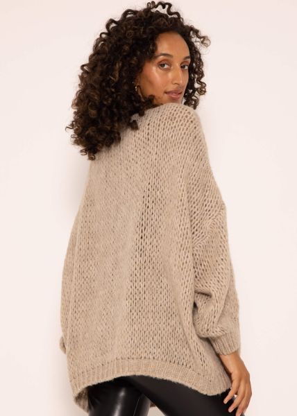 Oversize Cardigan - beige
