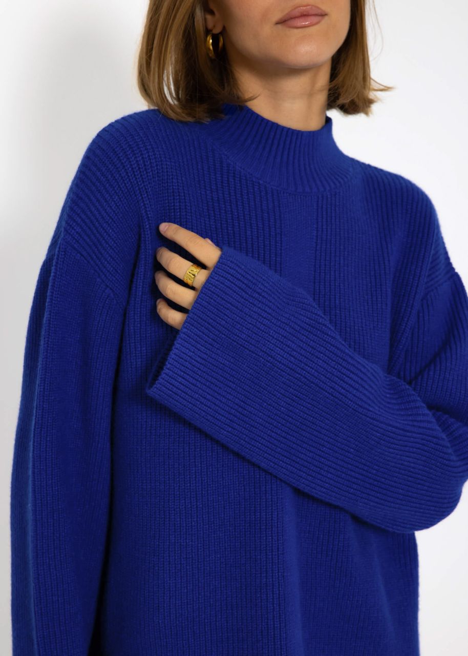 Turtleneck Pullover - royalblau