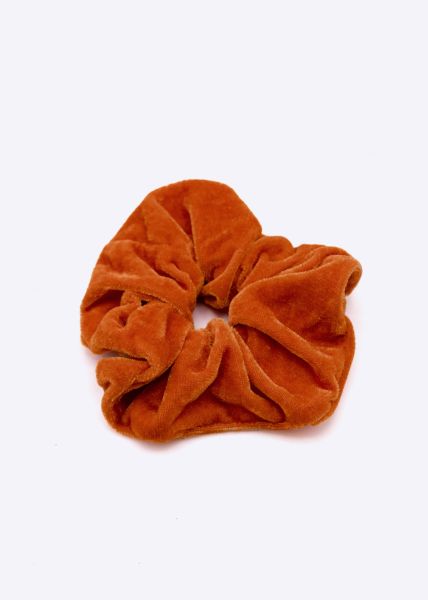 Scrunchie aus Velvet, orange