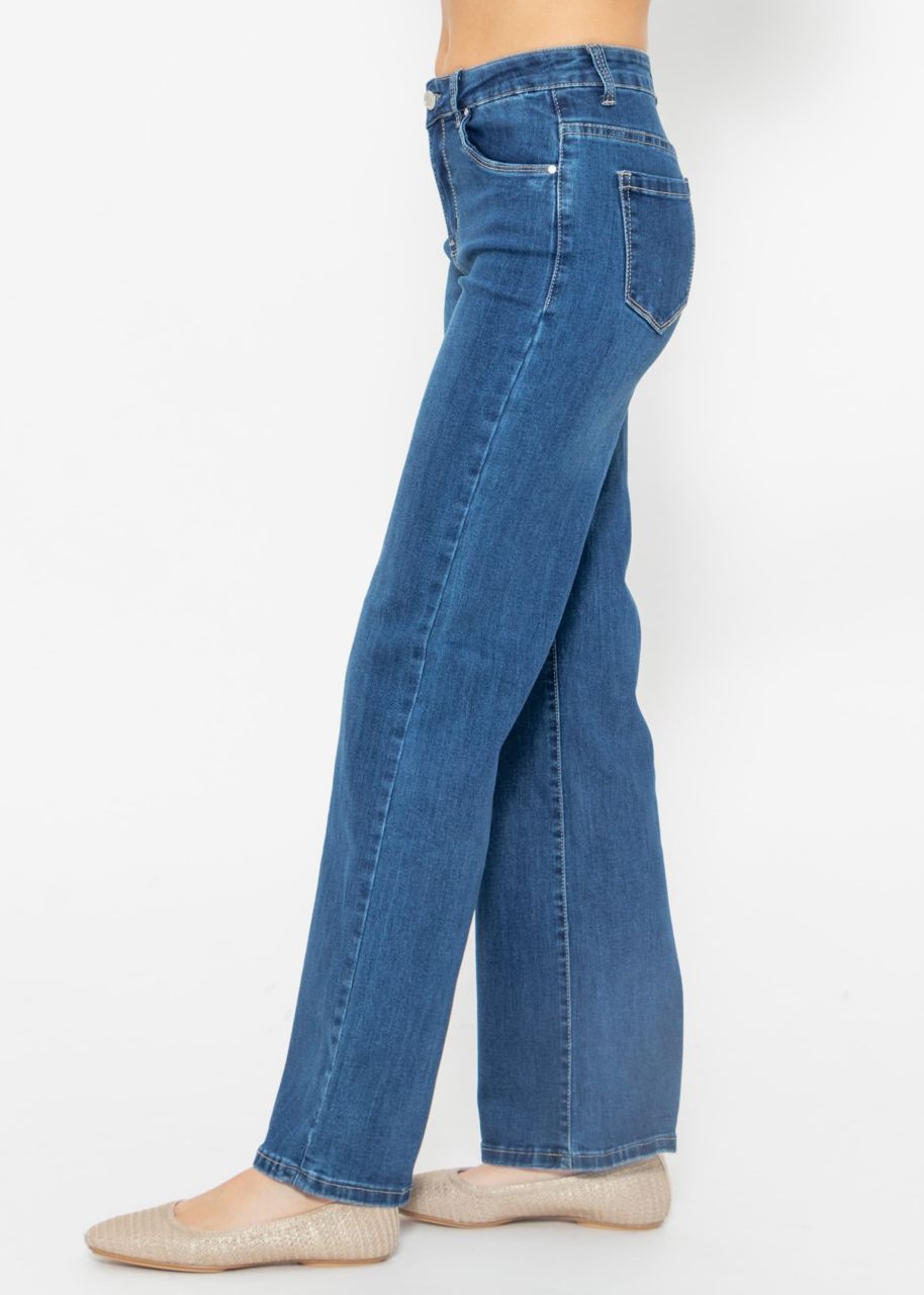 Ausgestellte Jeans - blau