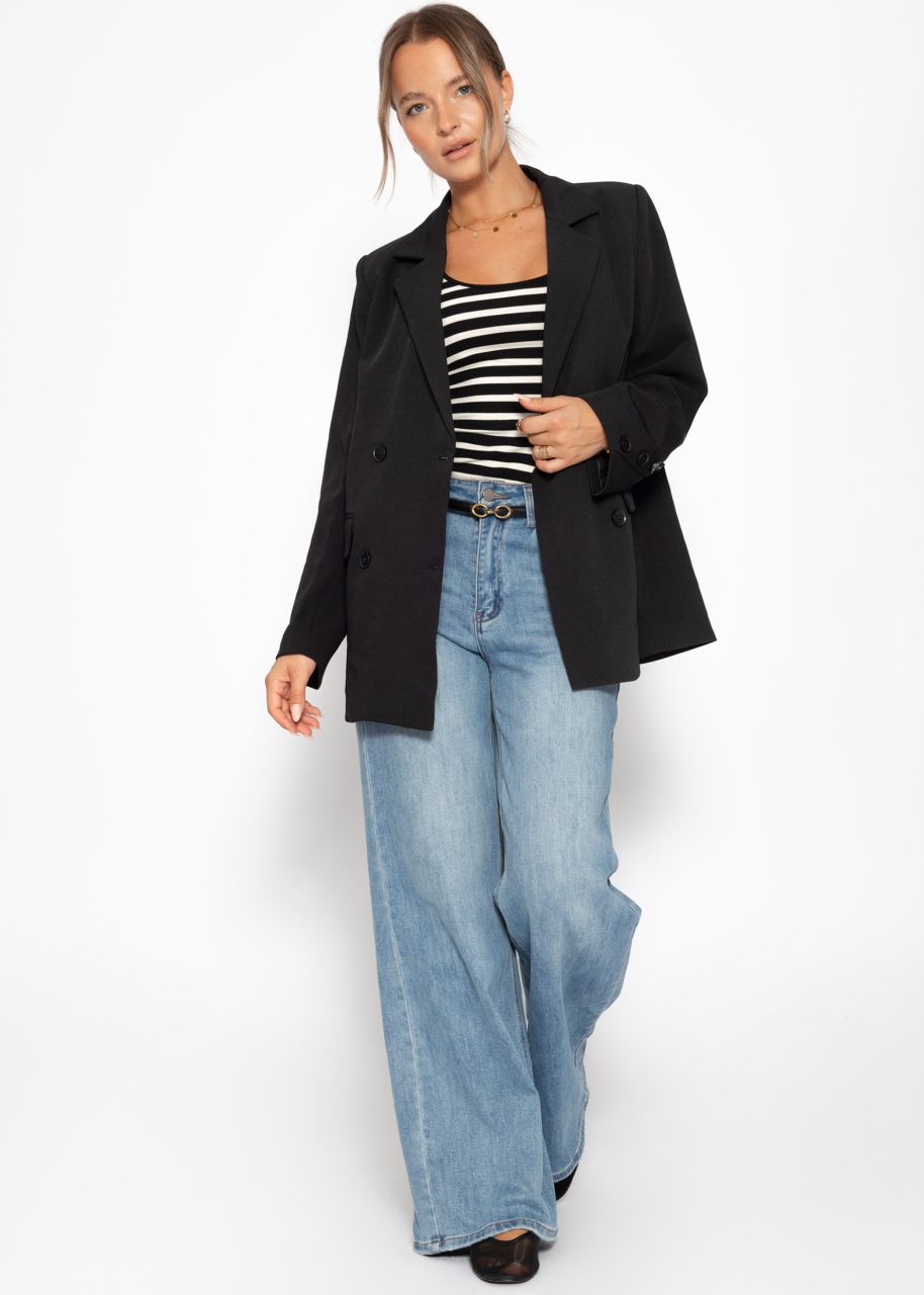 Oversize Blazer - schwarz