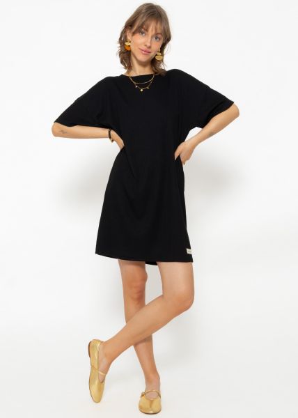 T-Shirt Kleid - schwarz