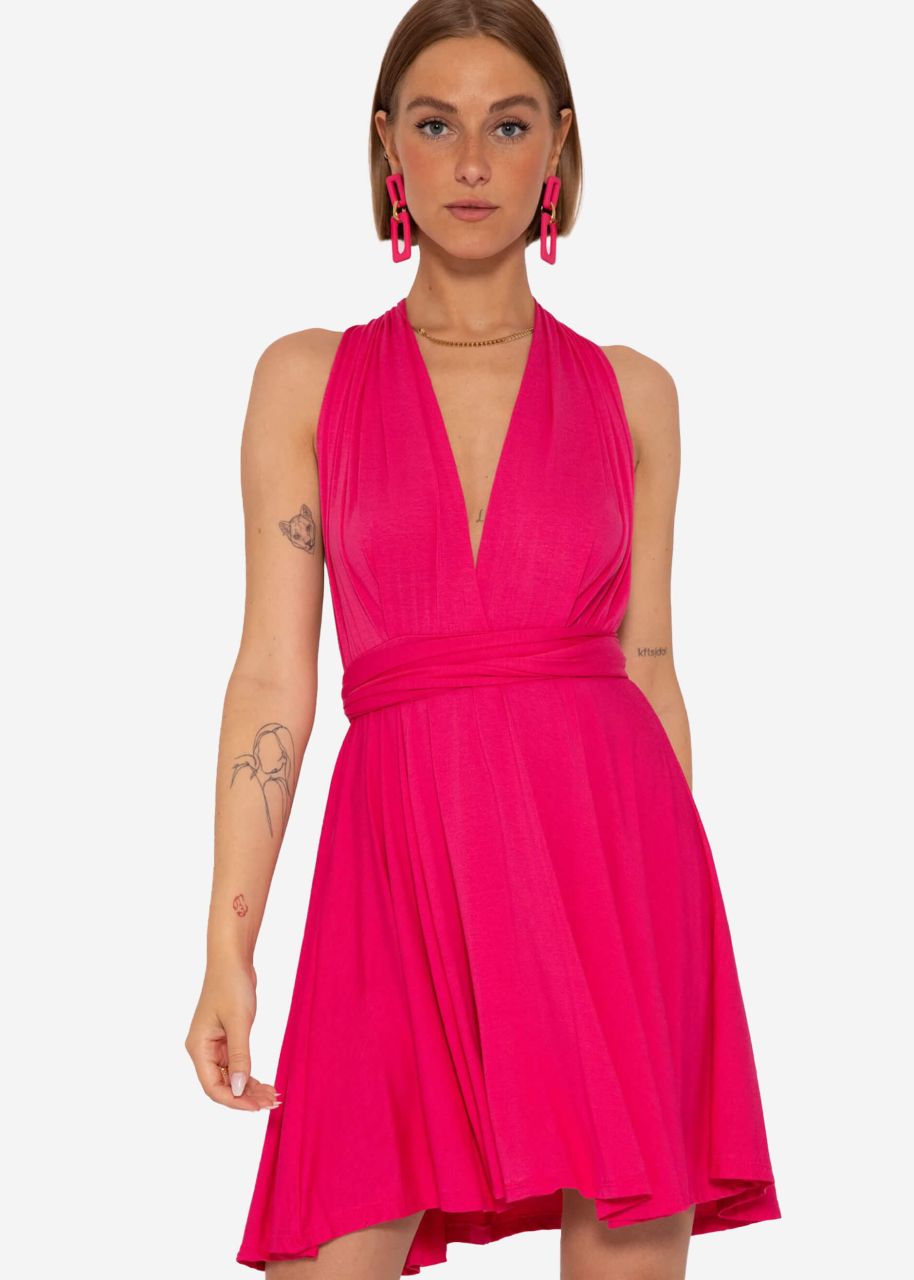 Multiway-Kleid, himbeerrot