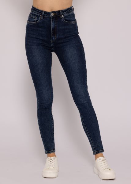 Highwaist Jeans, blau