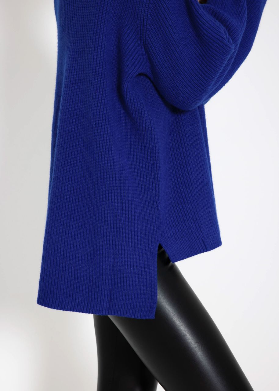 Turtleneck Pullover - royalblau