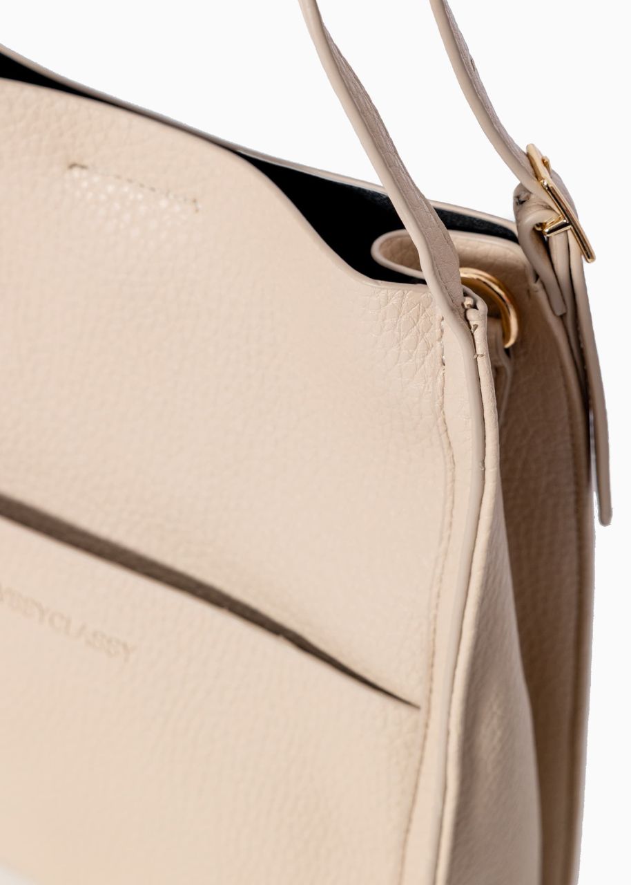 Tasche mit verstellbarem Träger - beige