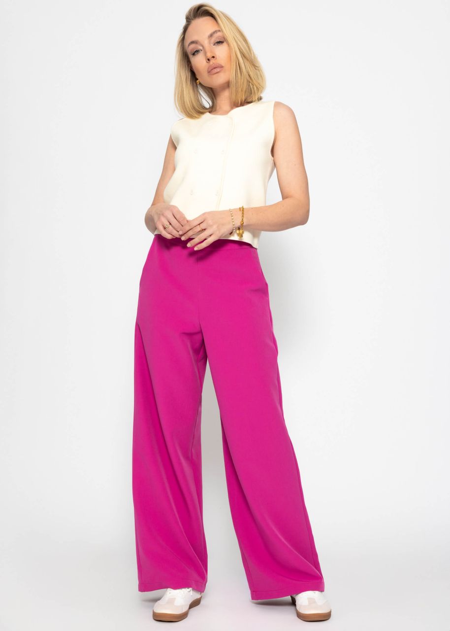 Stoffhose Highwaist - pink