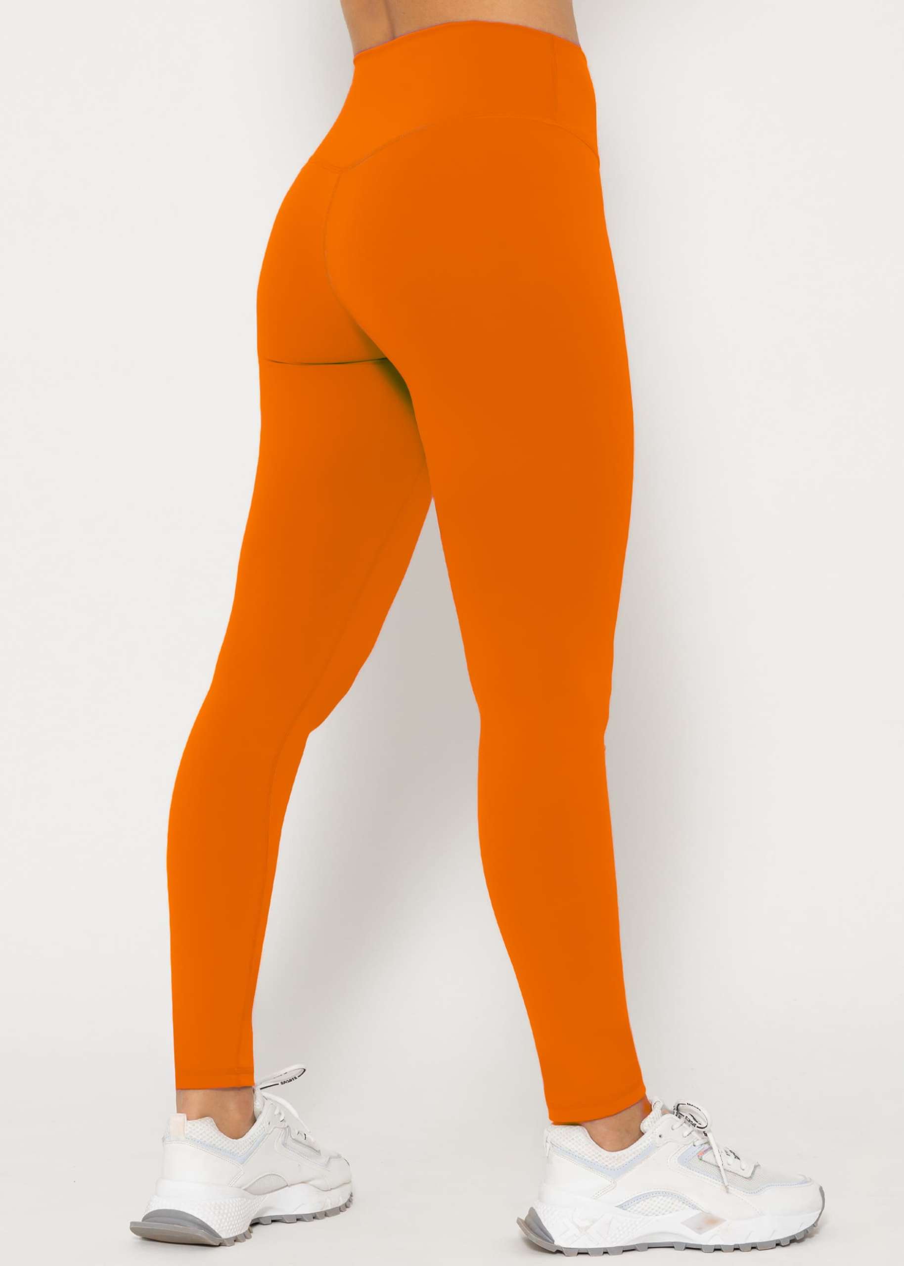 High Waist Sportleggings - orange