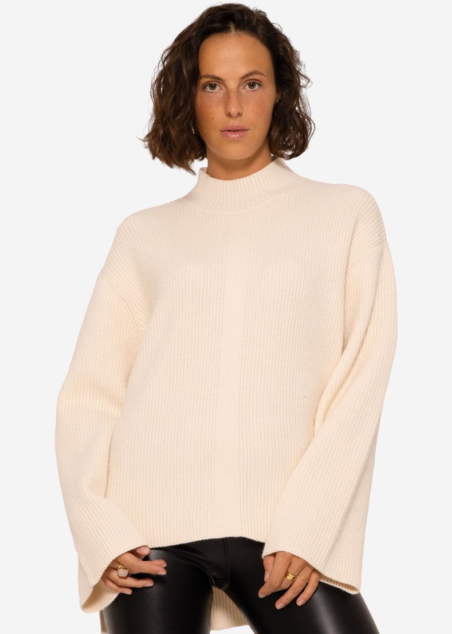 Turtleneck Pullover - offwhite