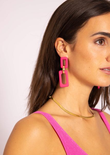 Ohrstecker, pink