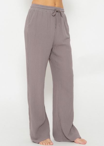 Musselin Pants, taupe