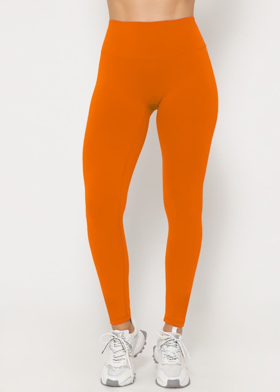 High Waist Sportleggings - orange