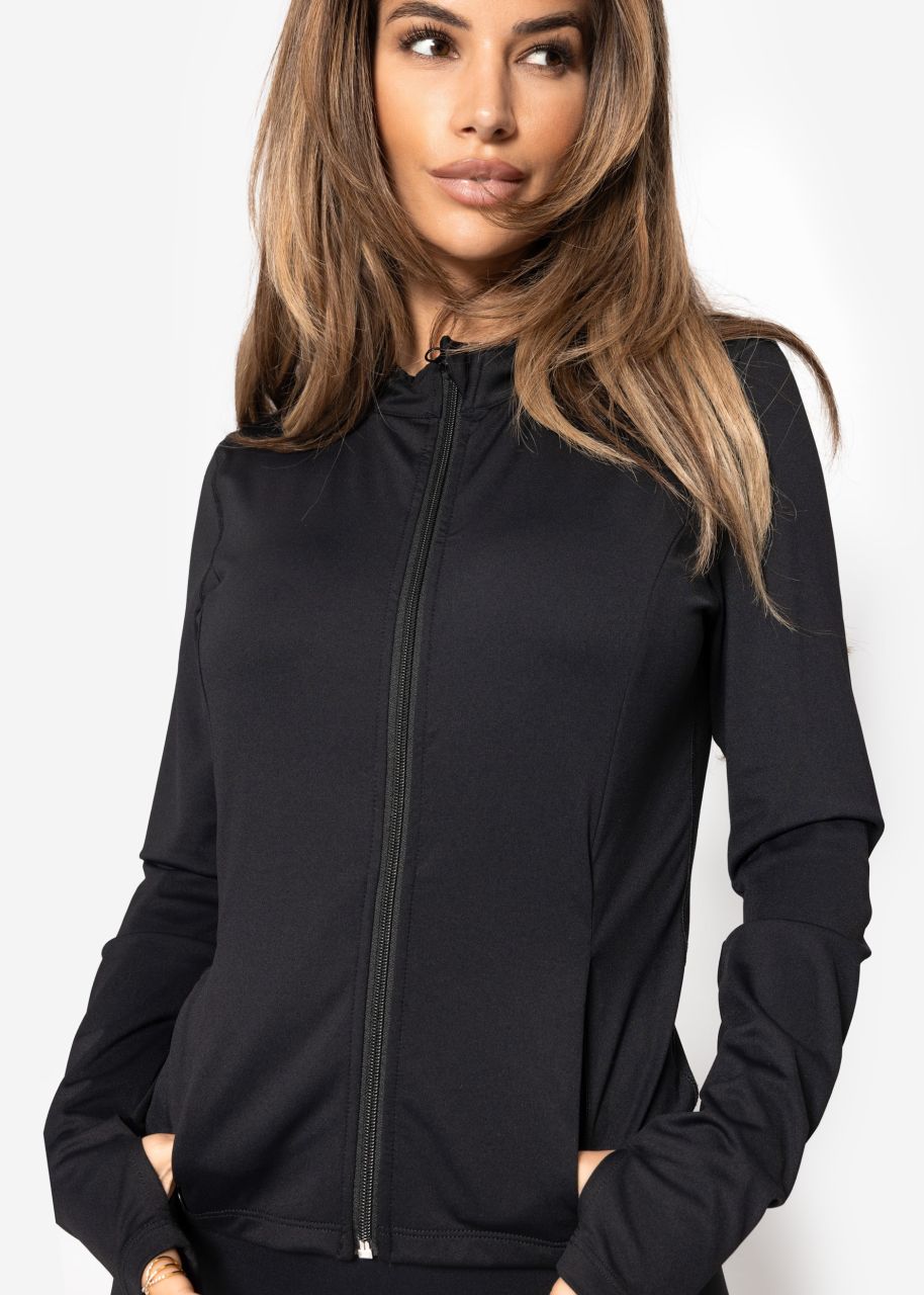 Sportjacke - schwarz