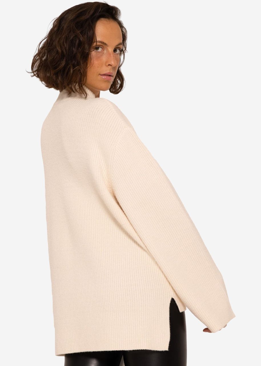 Turtleneck Pullover - offwhite