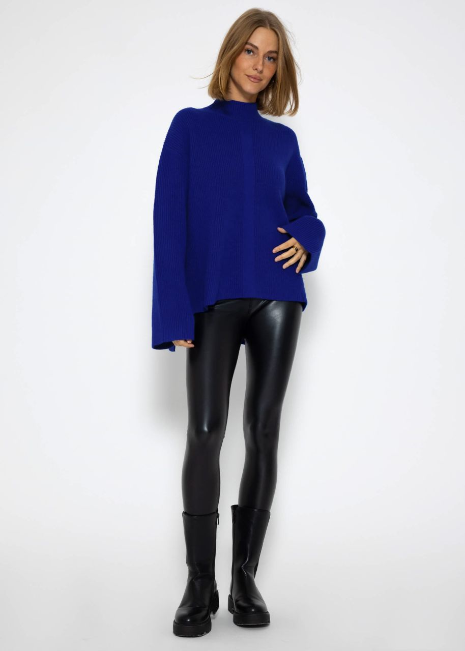 Turtleneck Pullover - royalblau