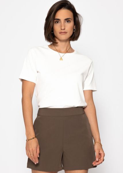 Elegante Shorts - taupe