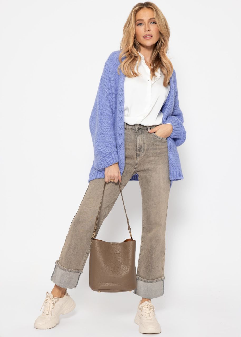 Oversize Cardigan - flieder