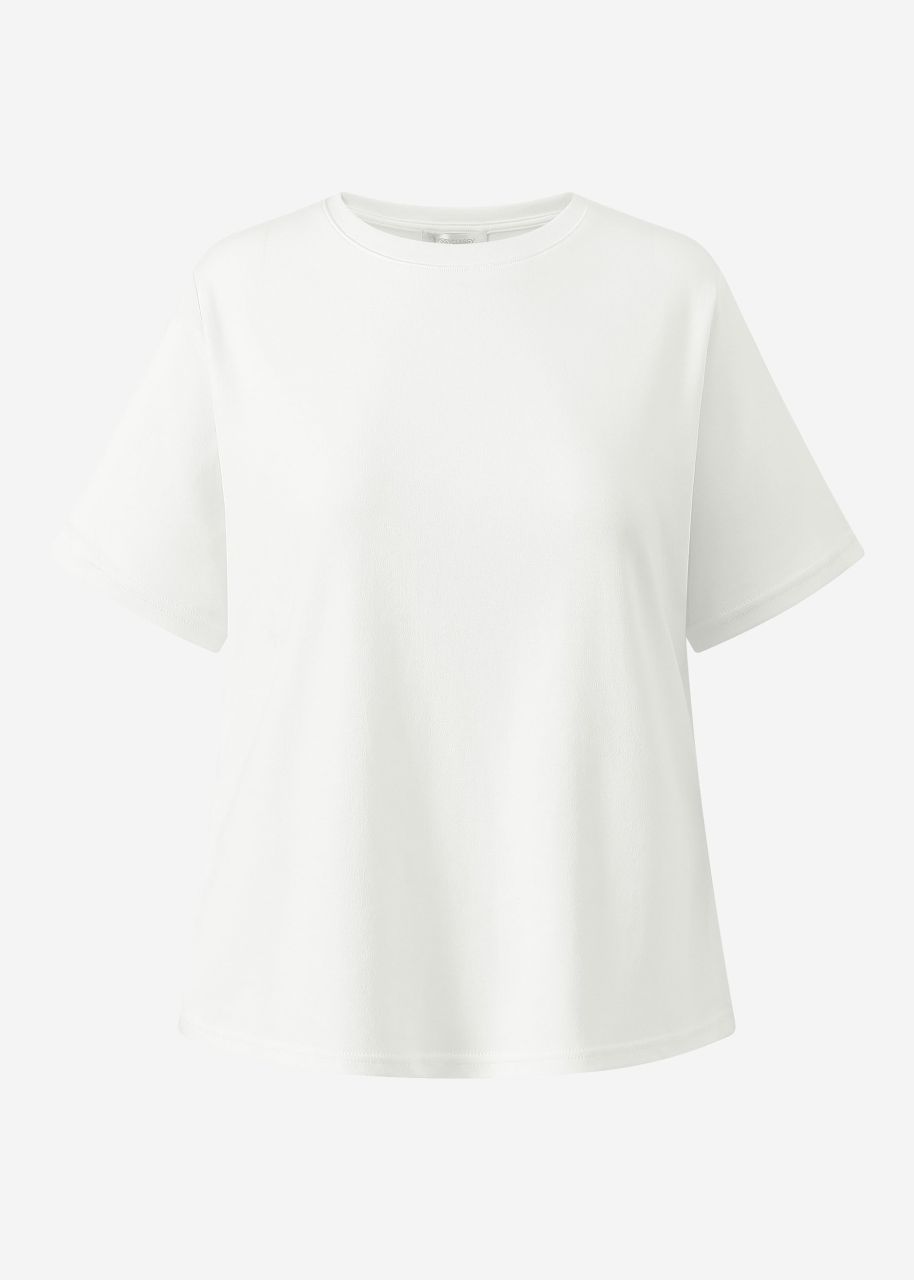 Rundhals T-Shirt - offwhite
