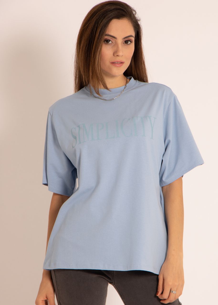 T-Shirt SIMPLICITY, blau
