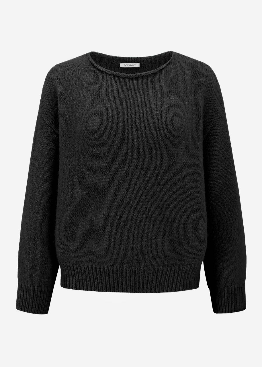 Oversize Pullover - schwarz