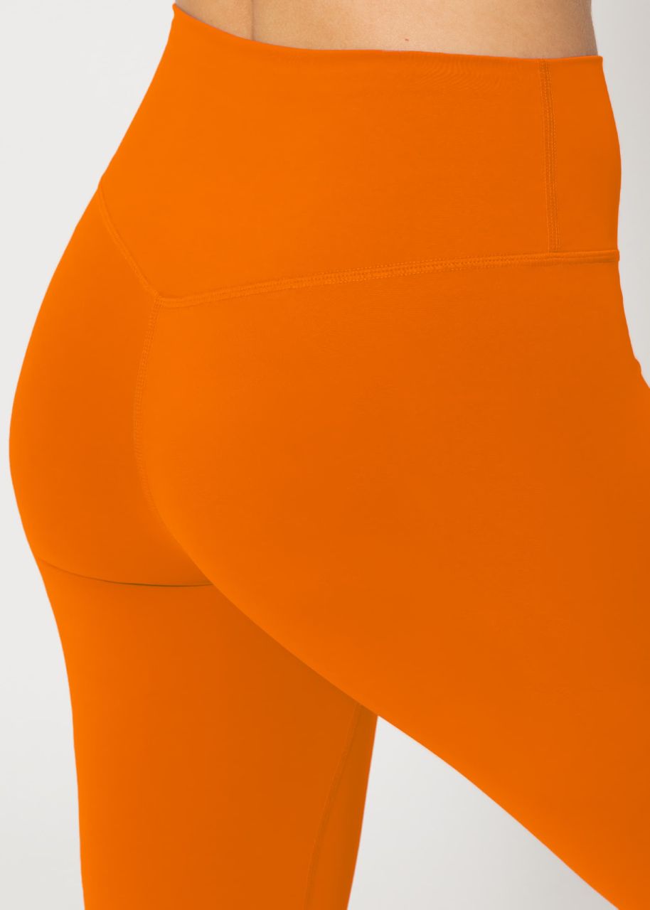 High Waist Sportleggings - orange