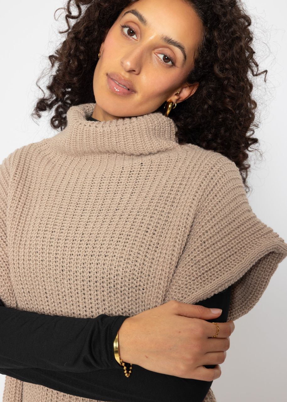 Pullunder mit Turtleneck - beige