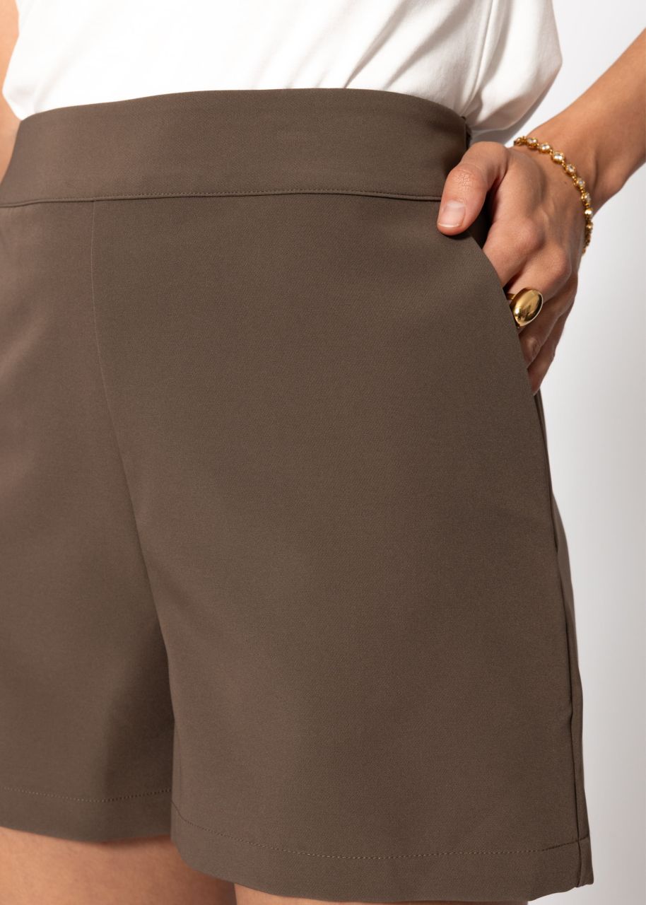 Elegante Shorts - taupe