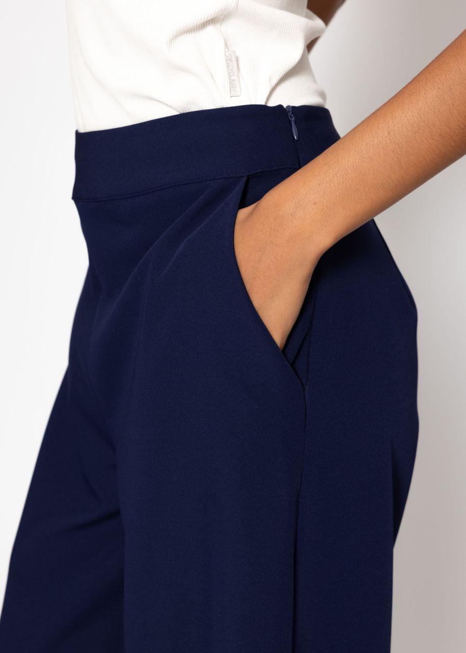 Leichte Stoffhose - dunkelblau