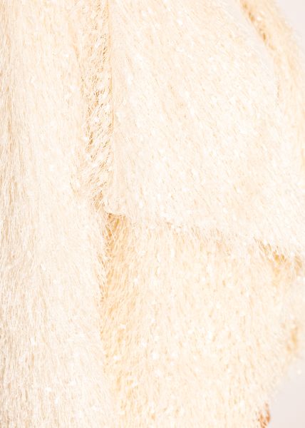 Fluffy Jacke, offwhite