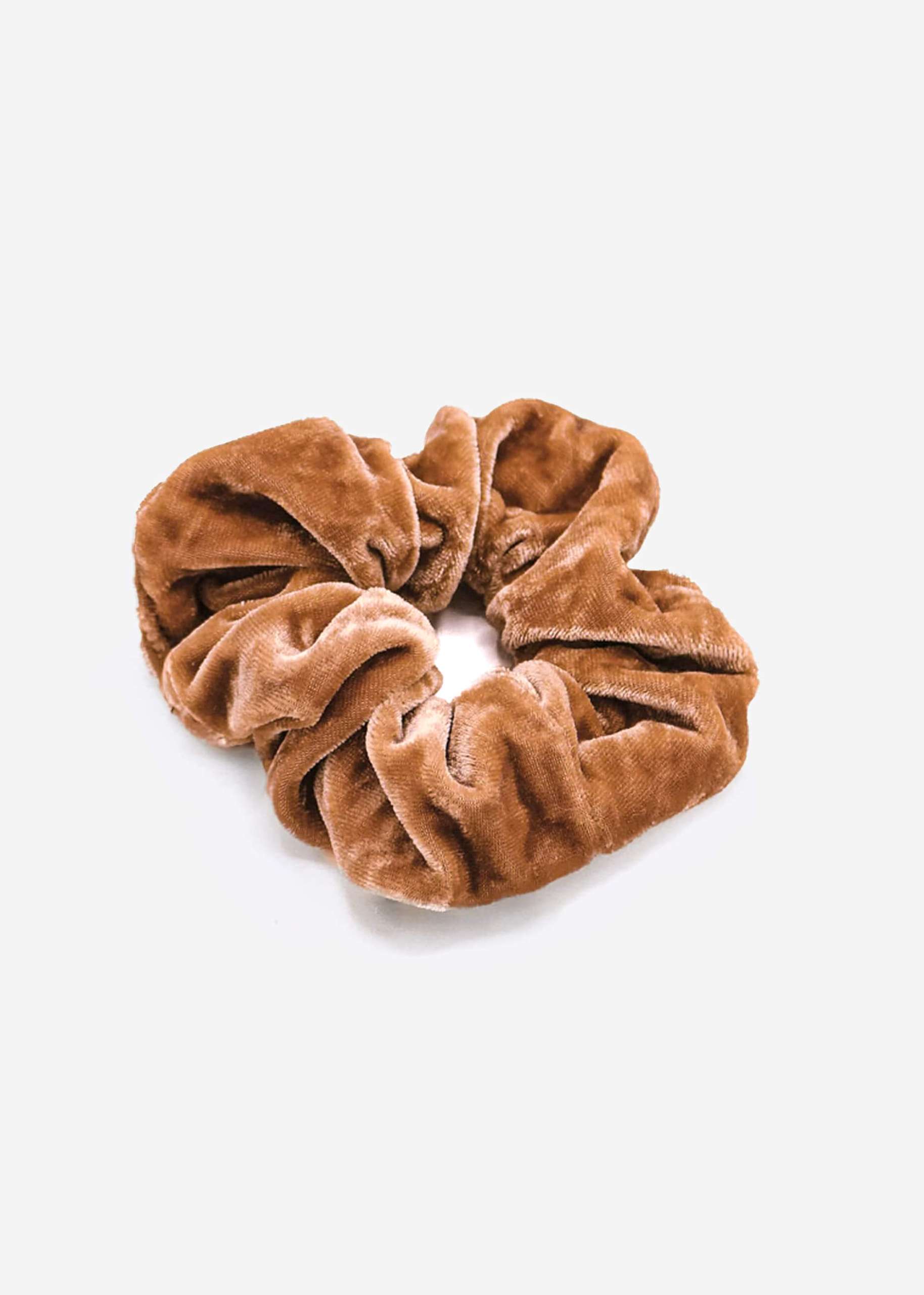 Scrunchie aus Velvet, beige