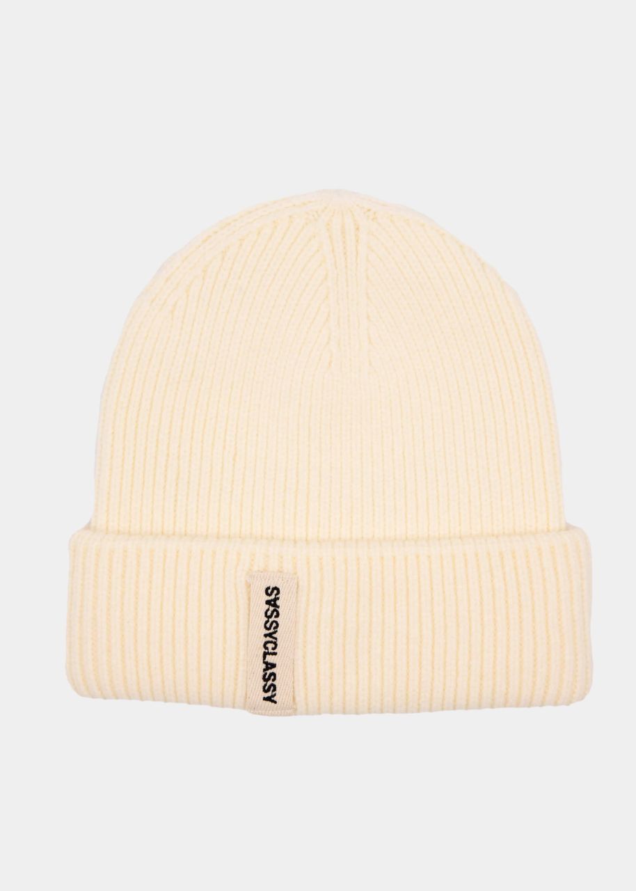 SASSYCLASSY Beanie - offwhite