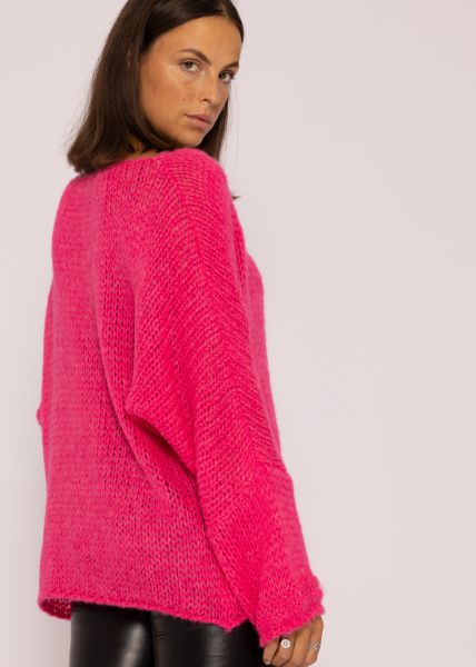 Oversize Pullover, pink