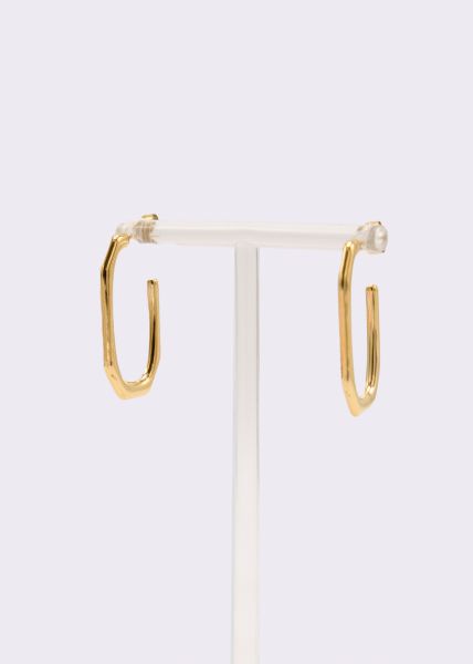 Lange Creolen, gold