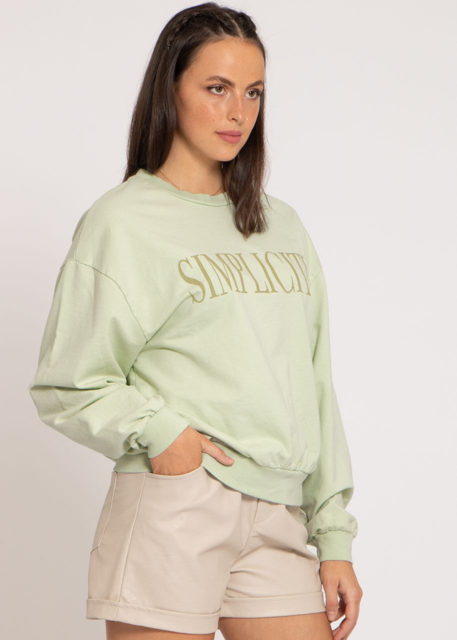 Loungeshirt SIMPLICITY, grün
